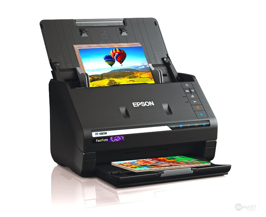 Epson FF-680W Fastfoto Wireless Photo Document Scanner - AV Mart