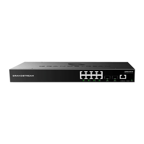 Grandstream GWN7801P Enterprise Layer 2 ManageDPOE Network Switch 8 X GigE 2 X SFP