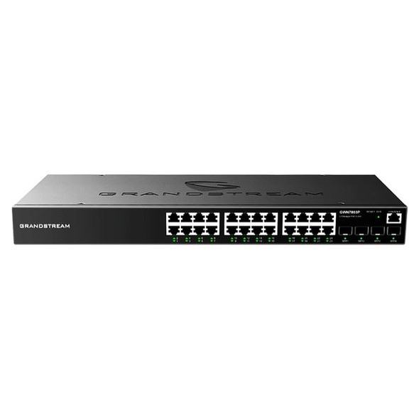 Grandstream GWN7803P Enterprise Layer 2 ManageDPOE Network Switch 24 X GigE 4 X SFP