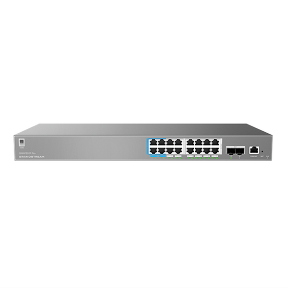 Grandstream GWN7802P Pro 16 Port Enterprise Layer 2++ Managed POE Network Switch
