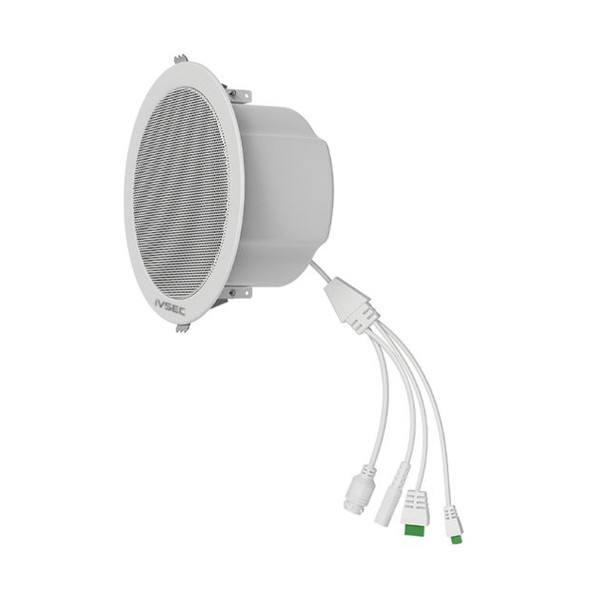 iVSEC NS300YA Ceiling SIP Speaker  - White