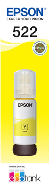 Epson T522 Yellow Ink Bottle for EcoTank ET-4700, ET-2710, ET-1110, ET-2720
