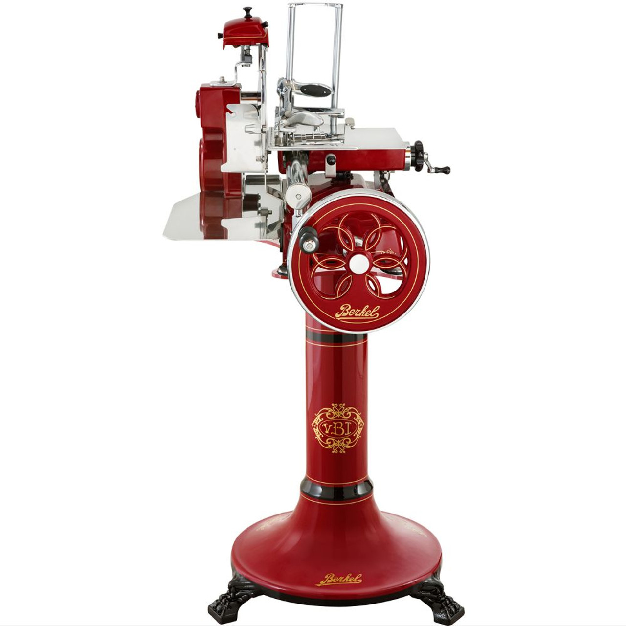 6.	Flywheel wheel slicer on stands 