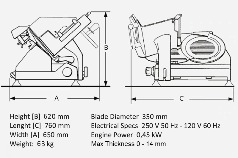 Berkel SLC 350 Auto Meat Slicer