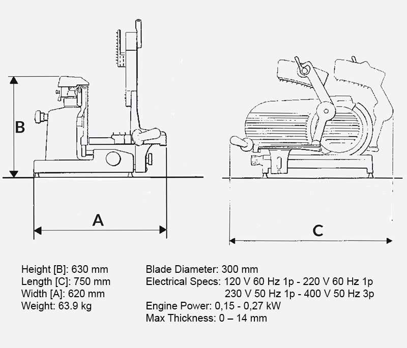 Berkel_Salumeria 300 Meat Slicer