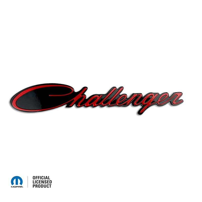 2015-up Challenger Script Acrylic Front Grill Badge - American