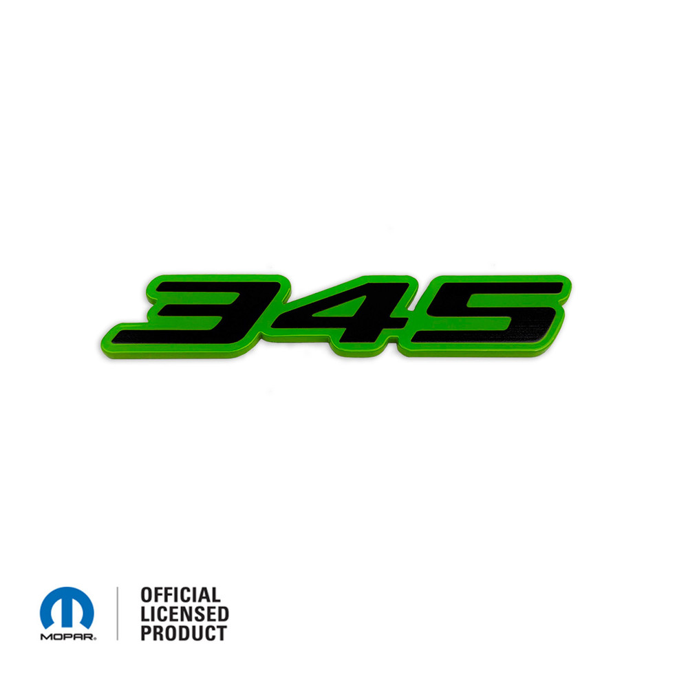 Acrylic 345 Badge