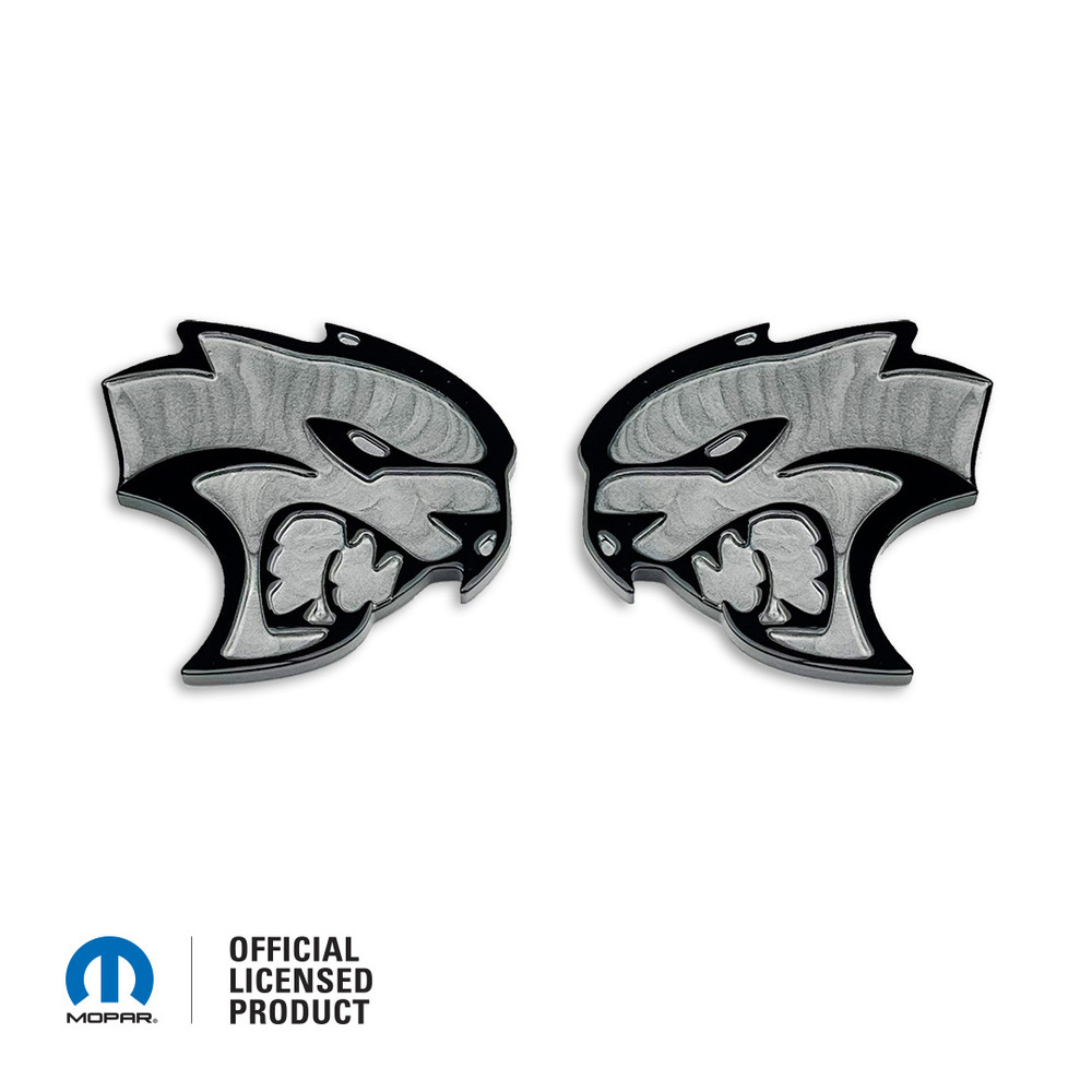 *In Stock* PX8 Black/PS2 Bright Silver 2015-up Hellcat Side Badge