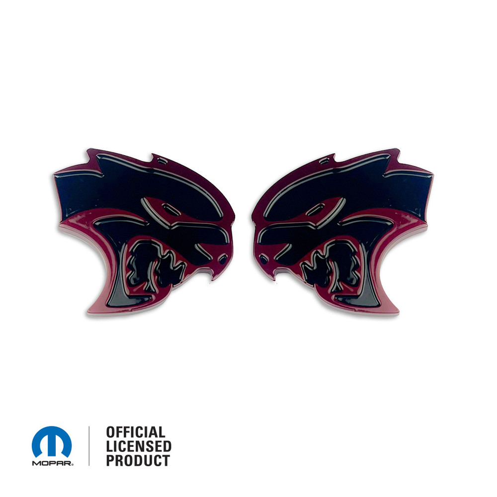 *In Stock* PRV Octane Red/PAR Maximum Steel 2015-up Hellcat Side Badge