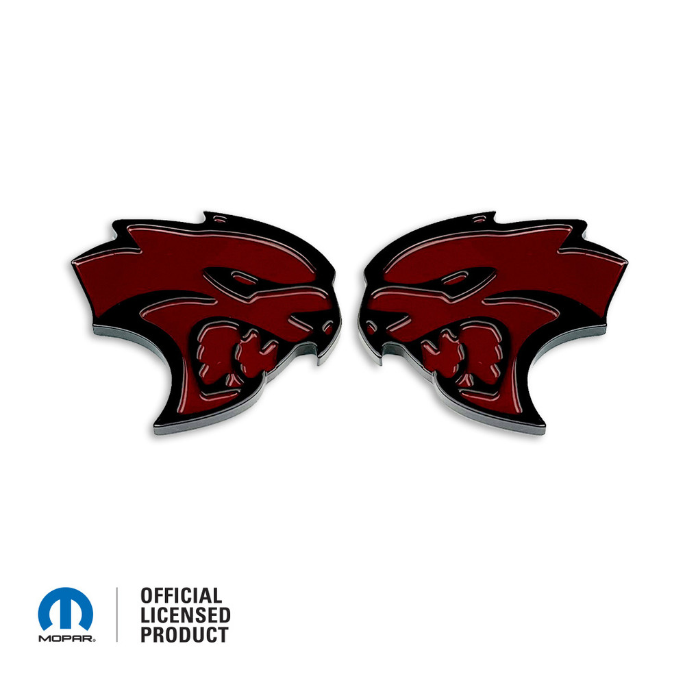 *In Stock* PX8 Black/PRH Inferno Red 2015-up Hellcat Side Badge