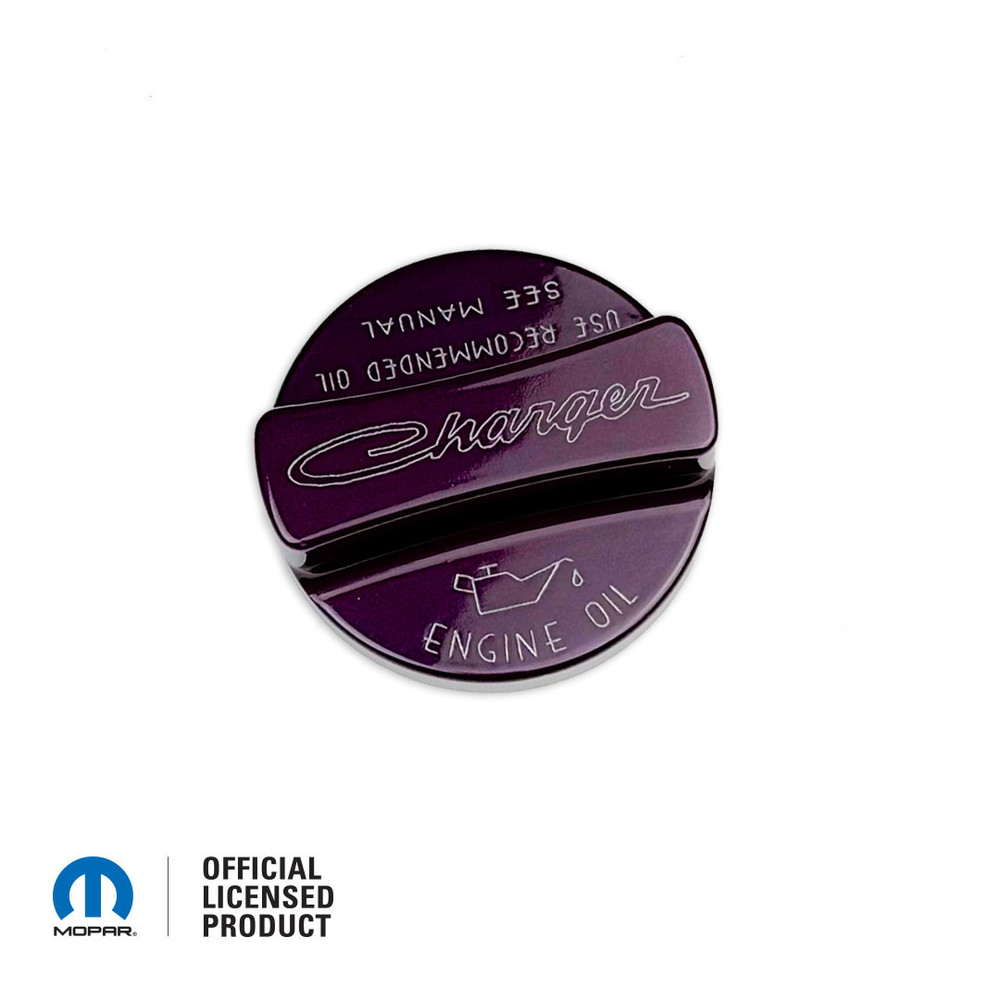 *In Stock* PCD Hellraisin 2008-up Dodge Oil Fill Cap Cover with Engraved Charger Script