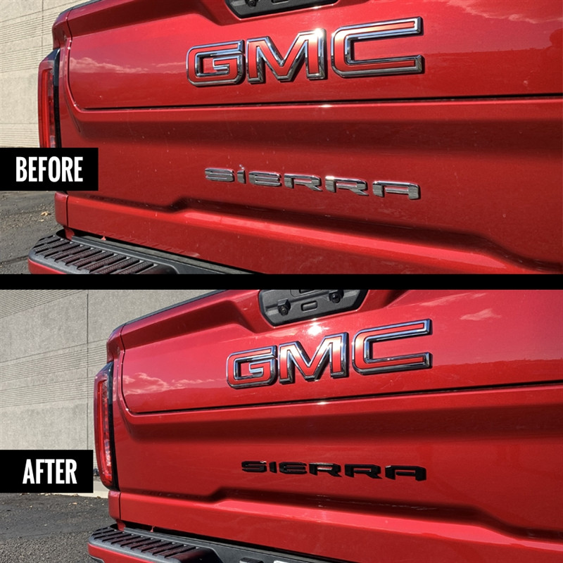2019up GMC SIERRA Tailgate Badge American Brother Designs