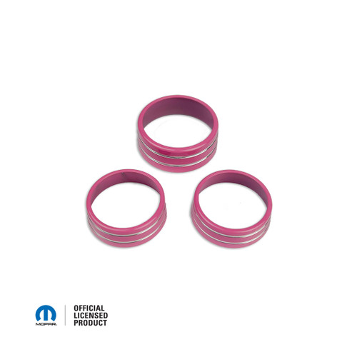 *In Stock* Bubble Gum Pink 2015-Up Charger/Challenger Interior Knob Covers