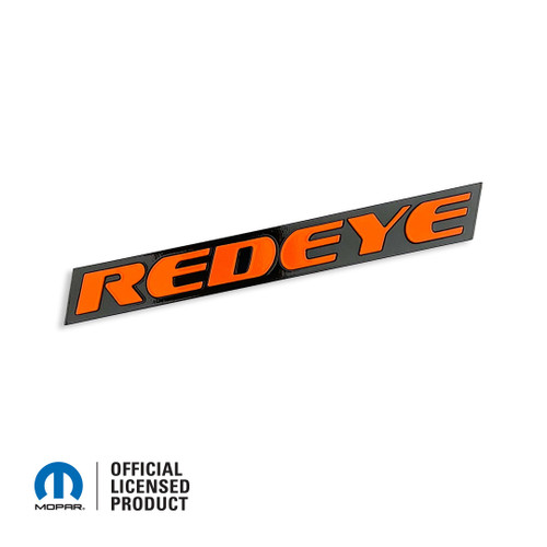 Acrylic Redeye Font Badge - Two Color