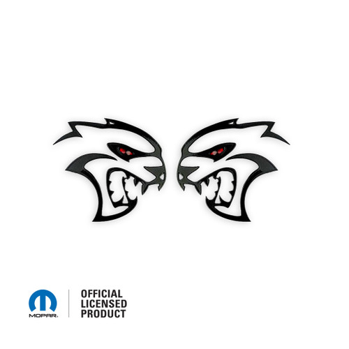 *In Stock* PXR Brilliant Black 2.75" 2015-up Hellcat Redeye Jewel Cutout Badge