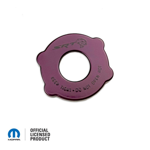 *In Stock* PCD Hellraisin 2015-up Dodge Radiator Cap Cover with Hellcat Redeye Logo