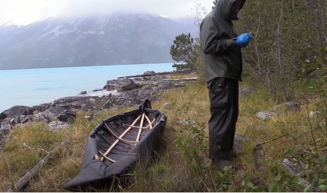 Wilderness Tarp Boat on Alone – The Hunted