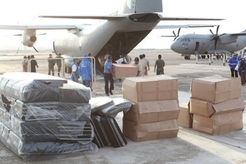 Hundreds of Tarps Sent as part of Emergency Response to Southern Peru Earthquake