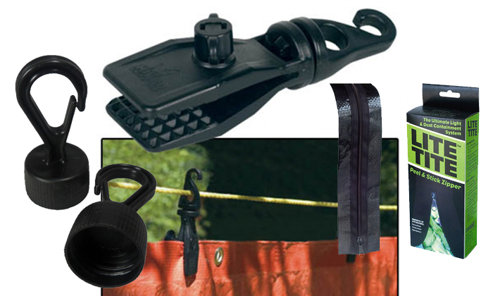 Tarp clips and other top tarp accessories you need