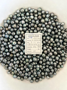 Tahiti - 8 -  - 12mm - SS Gray DPTD TOP- AAA/AA - <TAG> - T-761