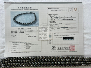 Necklace - Tahiti SK 8 - - 11mm - PEACOCK - RN 3L2L (CP-PP) - T-781