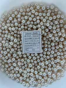 South Sea White - 8 - - 9mm - SS RNB 1L AA - S-6023