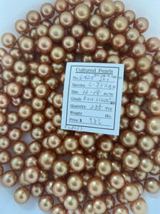 South Sea Dyed Gold - 12 - - 18mm - R-RN 6L32L+ AAA - <TAG> - S-6209