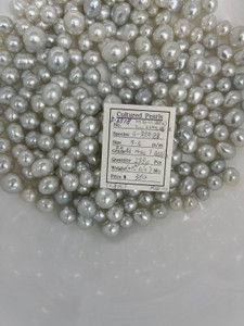 South Sea White - 9 - - 16mm - BS BQ MMKC 1 AAA/AA (RTL SEL SOLD) - S-6518