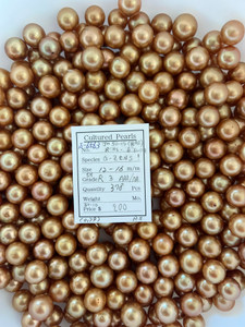 South Sea Dyed Gold - 12 - - 16mm - R 3 AAA/AA SH - S-6563