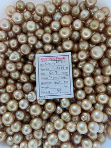 South Sea Natural Gold - 12 - - 17mm - BU 6L3L2L SDG - <TAG> - S-4677