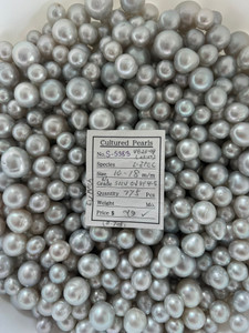 South Sea White - 10 - - 18mm - SILV OVDP 3L2L AAA/AA - <TAG. - S-5383