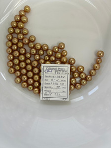 South Sea Dyed Gold - 8 - - 11mm - SS R 1-2/2 AAA- - <TAG> - S-6628