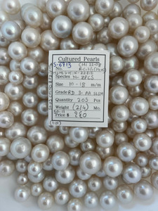 South Sea White - 10 - - 18mm - RD 3- AA SL SH ( 2 / 4 ) - S-6713