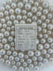 South Sea White - 10 - - 17mm - WS SRBU 1-2 AAA/AA ( 2 / 2 ) - S-6750