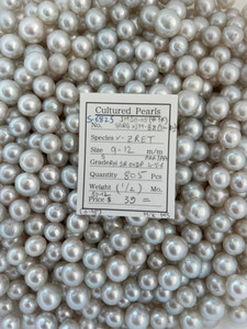 South Sea White - 9 - - 12mm - S SS RNSROVDP 4-5-6 AAA/AA ( 1 / 2 ) - S-6825