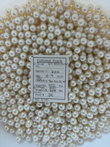 South Sea White - 8 - - 9mm - AKOYA - R 3 TAA MIX SL-W ( 2 / 2 ) - S-7026