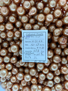 South Sea Dyed Gold - 12 - - 17mm - SBCL 4-5 AA - S-6899