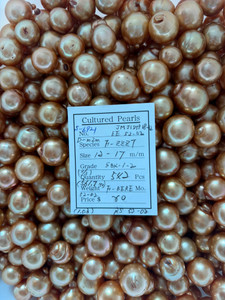 South Sea Dyed Gold - 12 - - 17mm - SBK 1-2 ( 3 / 3 ) - S-6921