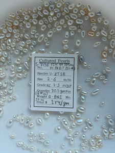 South Sea White - 2 - - 6mm - KC 2-3 OVDP - S-7158