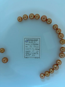 South Sea Dyed Gold - 12 - - 15mm - R 1-2 AAA/AA - S-7167