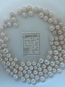 South Sea White - 9 - - 14mm - MIX 2 AA- - S-7219