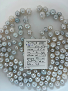 South Sea White - 9 - - 12mm - SILV RN-MRRQ 3+ (M2-3) AAA/AA - S-7225