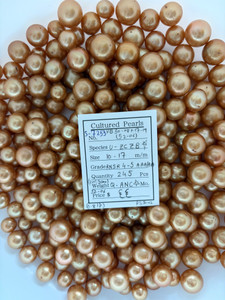 South Sea Dyed Gold - 10 - - 17mm - RNSR 4-5 AAA/AA - S-7253