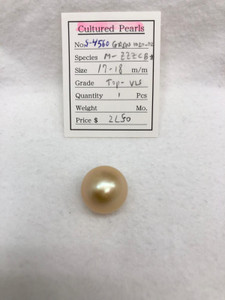 South Sea Natural Gold - 17 - - 18mm - TOP- VLS - S-4560