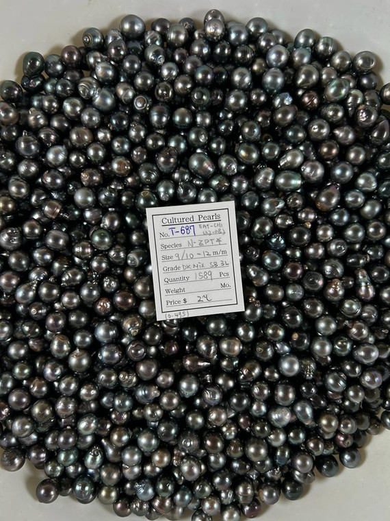 Tahiti - 9/10 - - 12mm - DK MIX SB K-3L - <TAG> - T-687