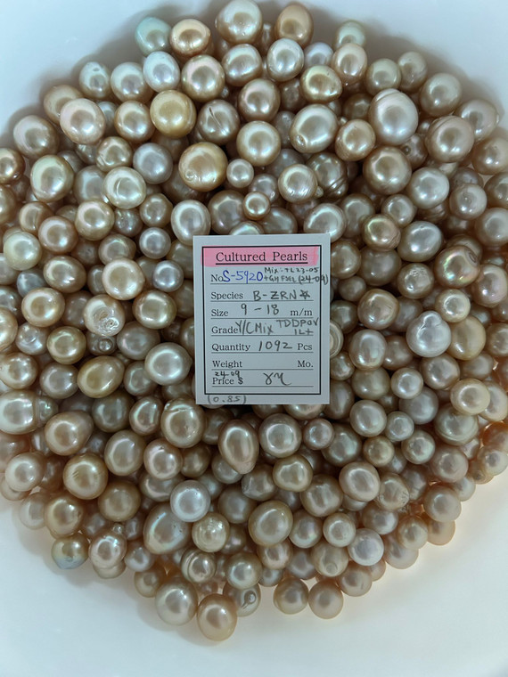 South Sea Natural Gold - 9 - - 18mm - Y/C MIX TDDPOV 1L+ - S-5920