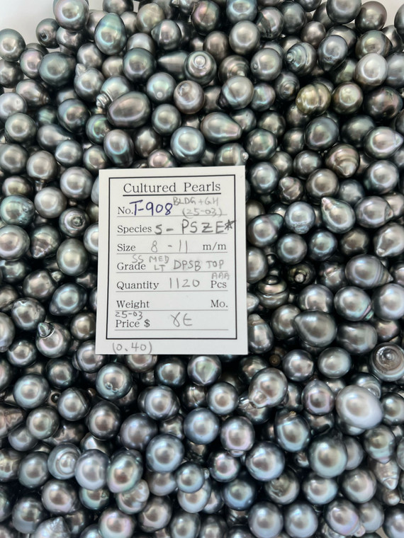 Tahiti - 8 - - 11mm - SS MED LT DPSB TOP AAA - T-908