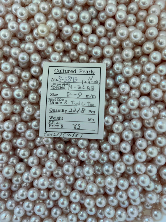 Akoya - 8 - - 9mm - R TOP6L TAA+ - <TAG> - S-5873