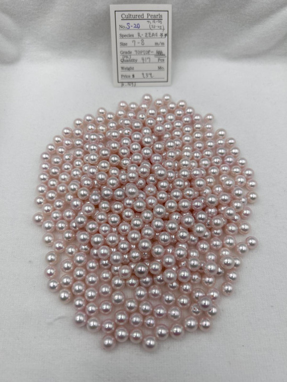 Akoya - 7 - - 8mm - TOPTOP- AAA - <TAG> - S-20