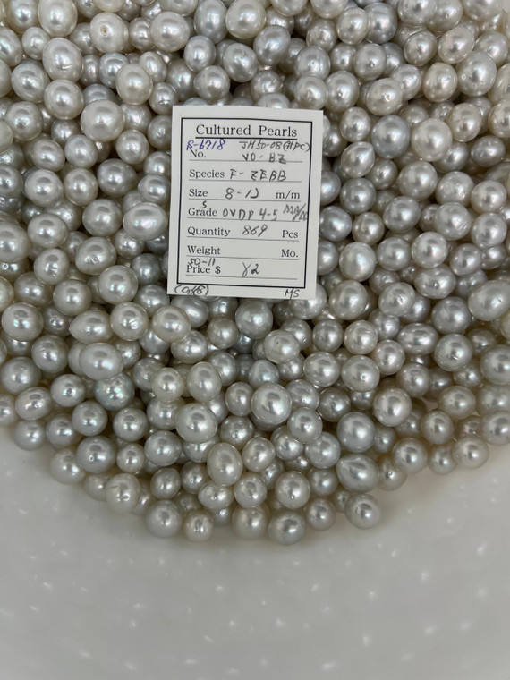 South Sea White - 8 - - 12mm - S OVDP 4-5 AAA/AA - S-6718